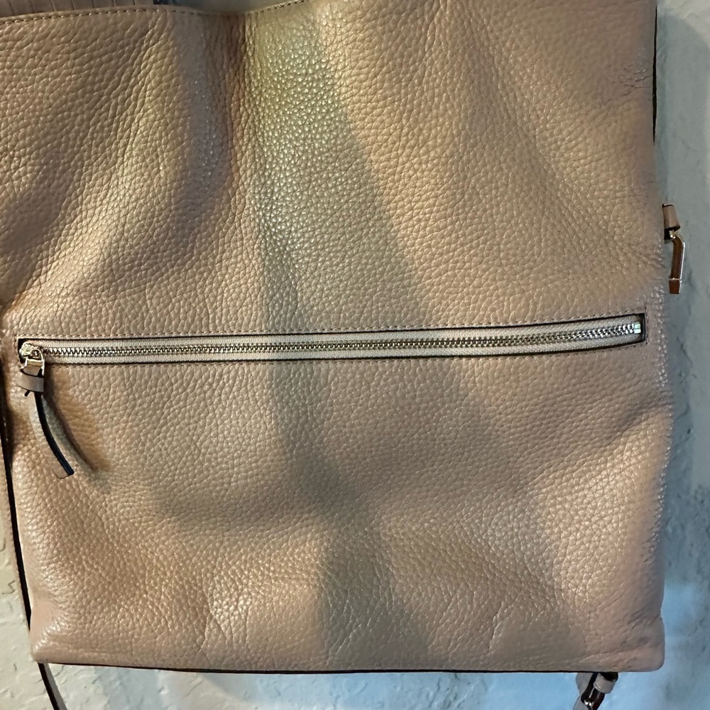 Tory Burch Beige Leather Tote - Picture 7 of 10